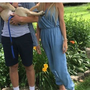 FOREVER21 Denim Jumpsuit